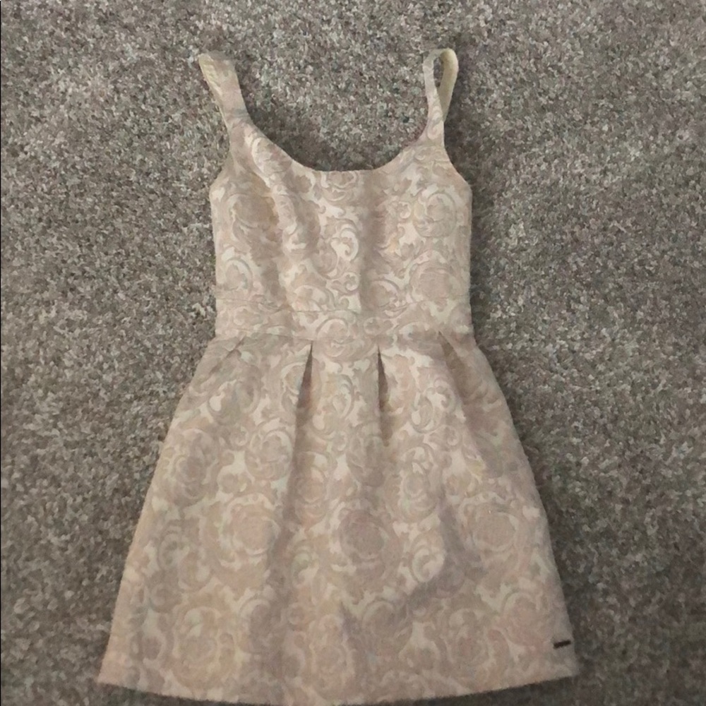 Abercrombie & Fitch Gold and Cream Dress